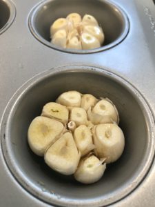 Roasting Multiple Garlic Bulbs in a Muffin Pan